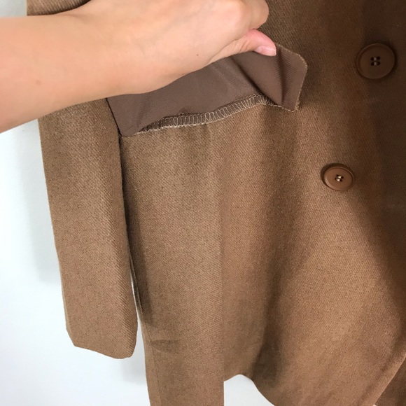 NEW BOUTIQUE Camel Tan Longline Long Blazer Coat - Picture 8 of 10